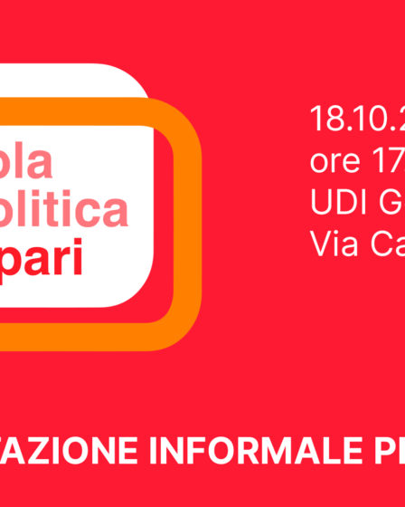 Prima presentazione della Scuola di politica Alla pari